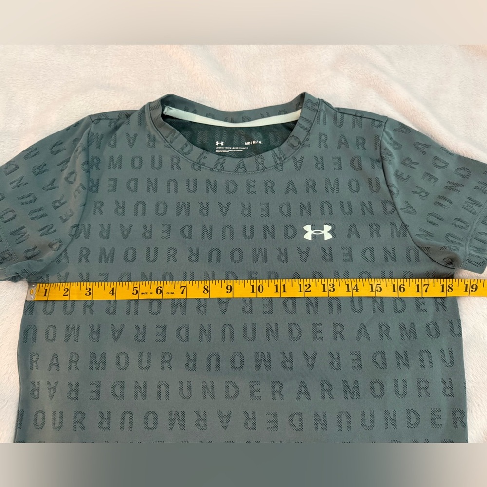 NWOT Under Armour Velocity Wordmark Jacquard Short Sleeve - Picture 7 of 10